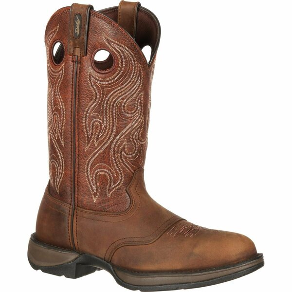 Durango Rebel by Brown Saddle Western Boot, DUSK VELOCITY/BARK BROWN, 2E, Size 9.5 DB5474